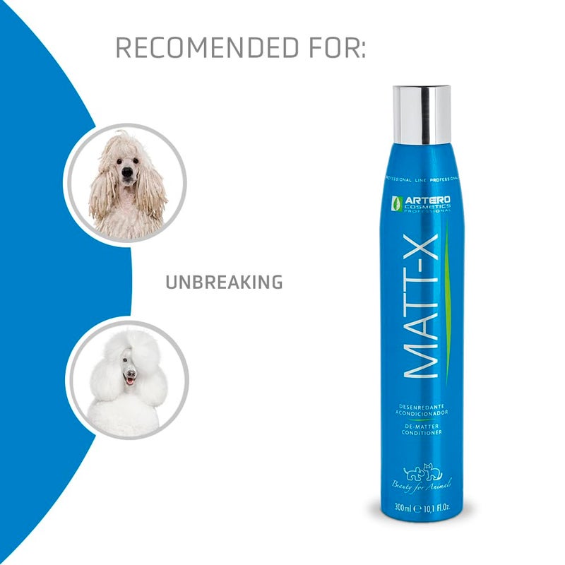 Artero Matt-X Ultra Dematting Spray for Dogs & Cats â€“ Professional Detangler & Conditioner, Fast Tangle Removal, Soft Shiny Coat Finish, 10.1 fl oz - Image 2